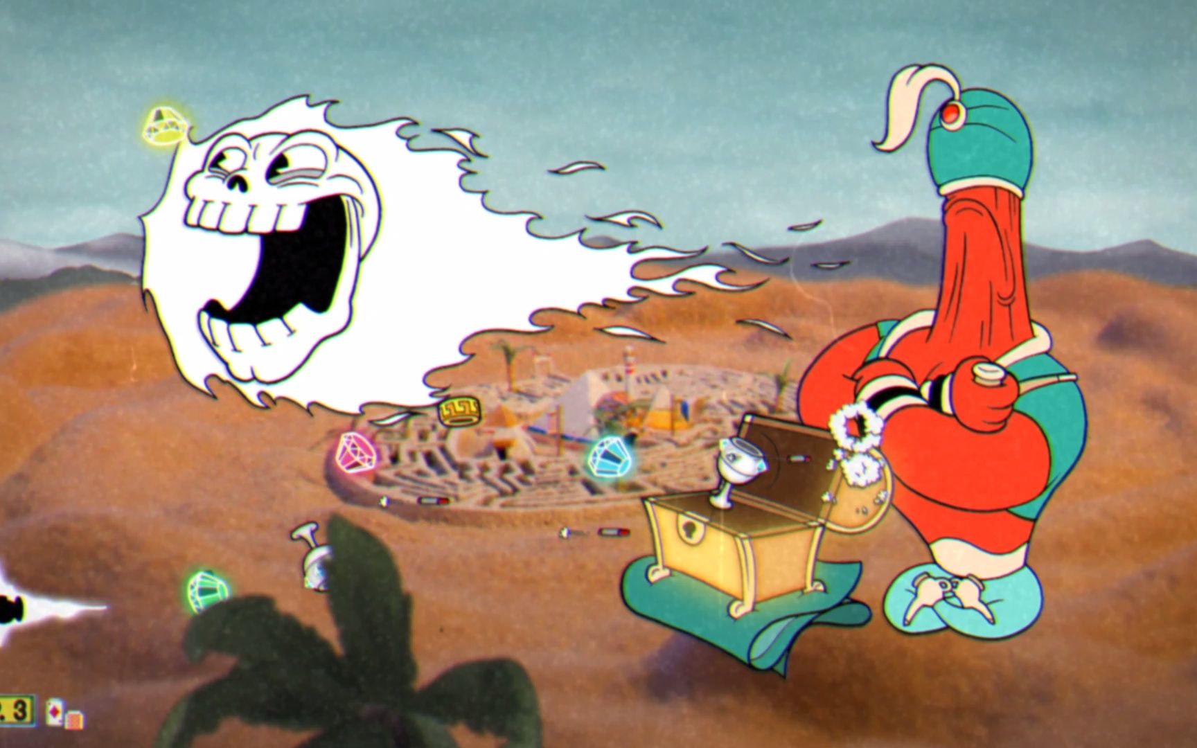 活动作品茶杯头系列8灯神和他的形态