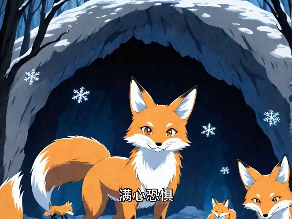 《雪地里的星星狐》