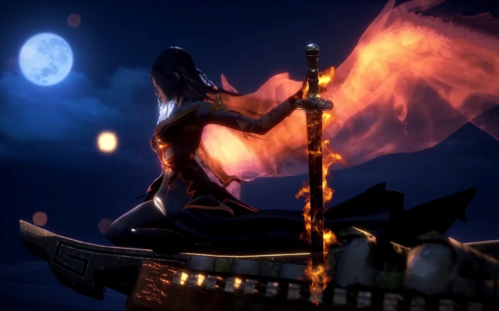 《天行九歌流沙焰灵姬篇》 想留下和我一起玩火吗