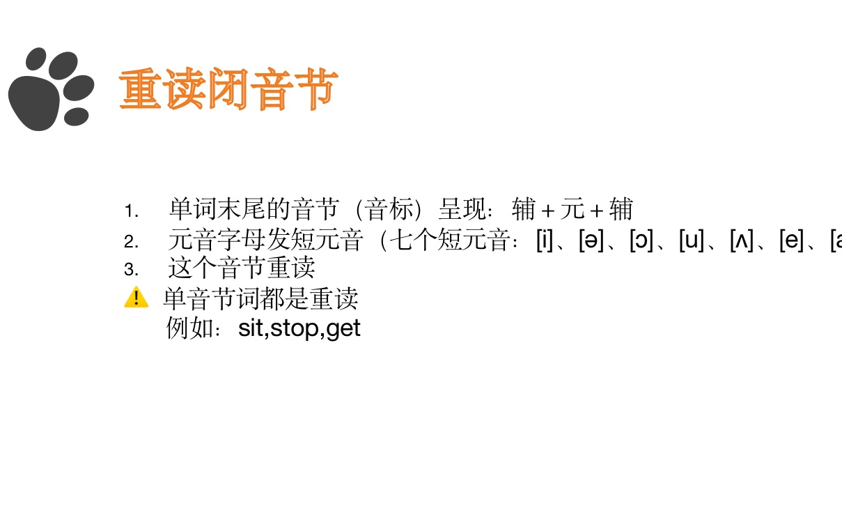 什么叫做重读闭音节?/现在分词变化规则/一个视频全解决哔哩哔哩bilibili