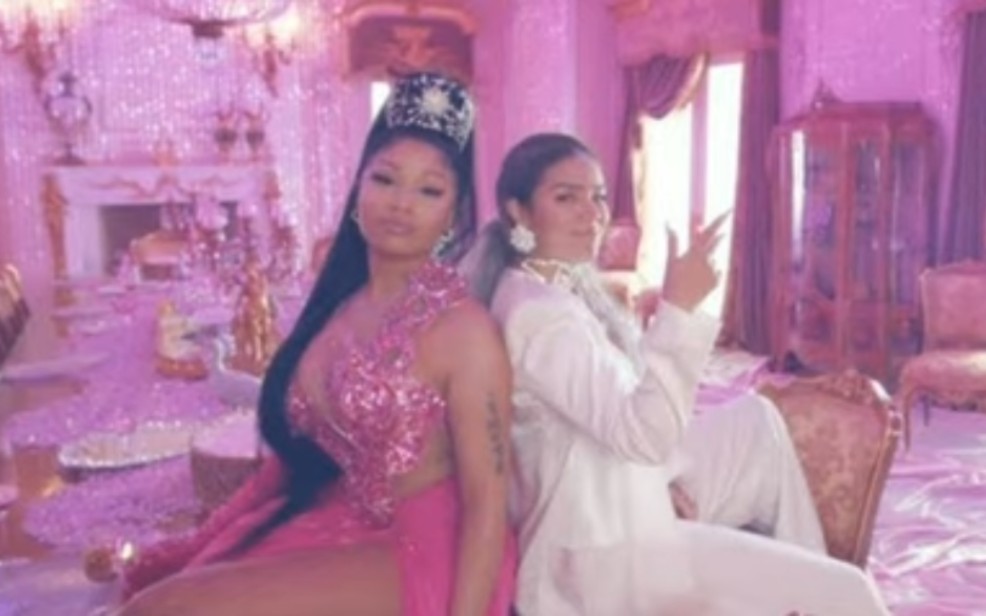 [图]麻辣鸡nicki minaj&karol G西语热单-tusa 英文版歌词版mv