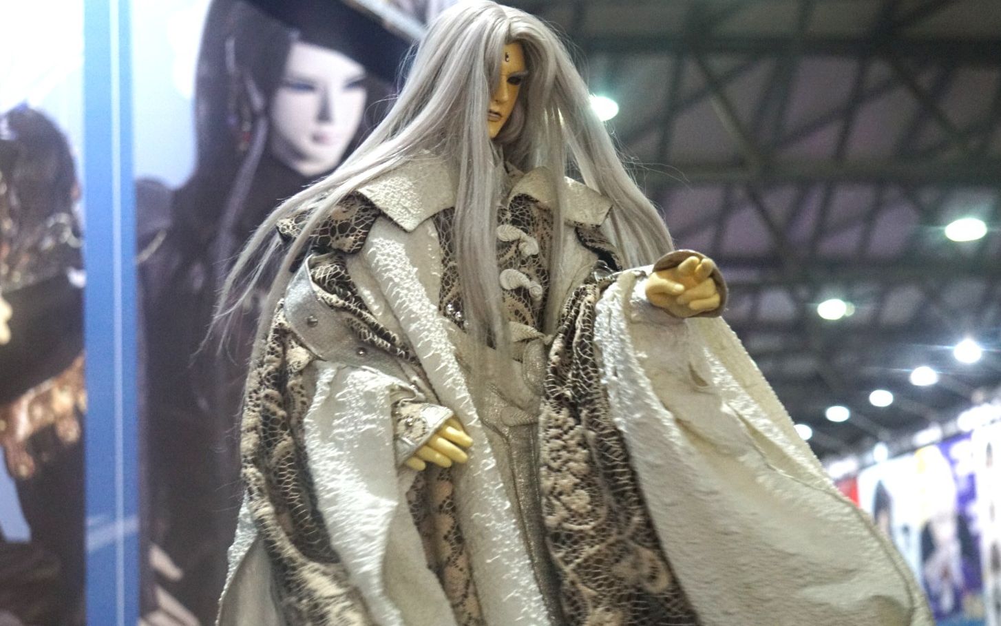 金光布袋戏-cp25展台操偶表演片段(宫本总司,任飘渺)