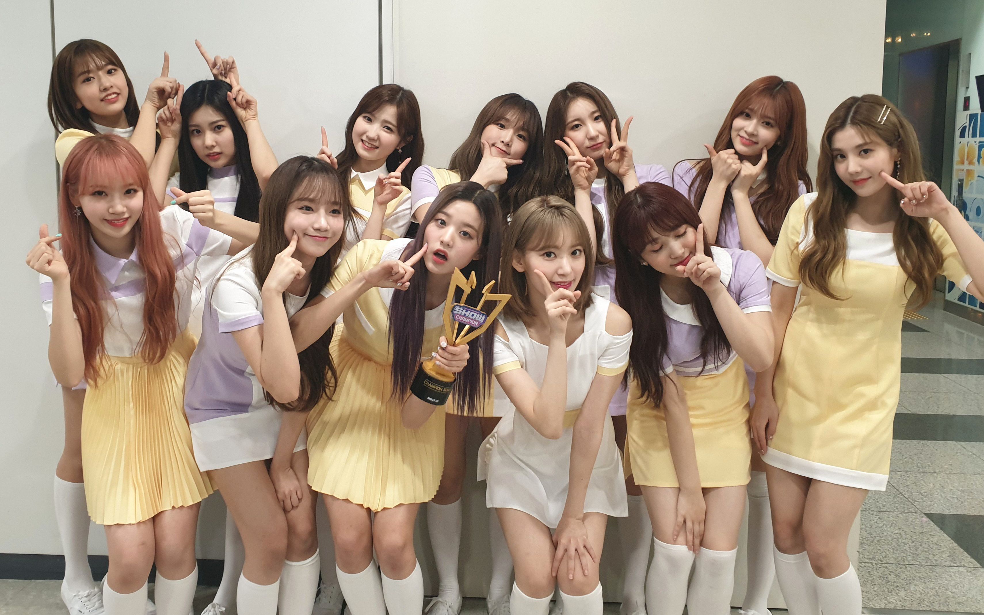 izone一位showchampionvioletaup采访20190410