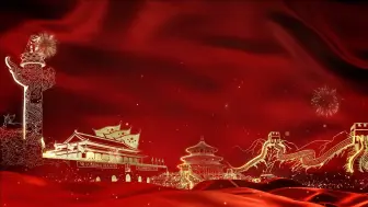 Télécharger la video: 中国红 红绸飘带 红旗 大气 视频素材#视频制作素材