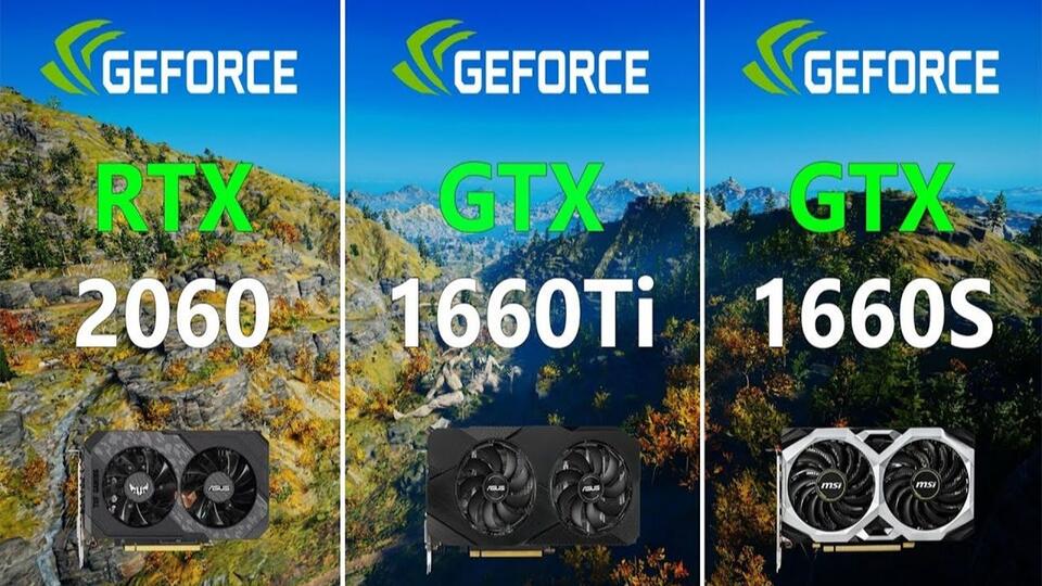 GTX 1660 Super vs RTX 2060 bilibili