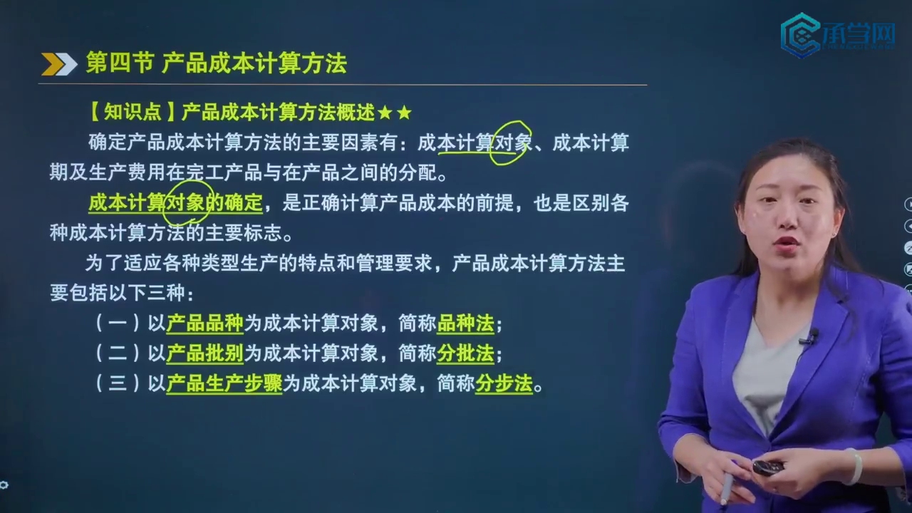 承学网2020初级会计实务产品成本计算方法哔哩哔哩bilibili