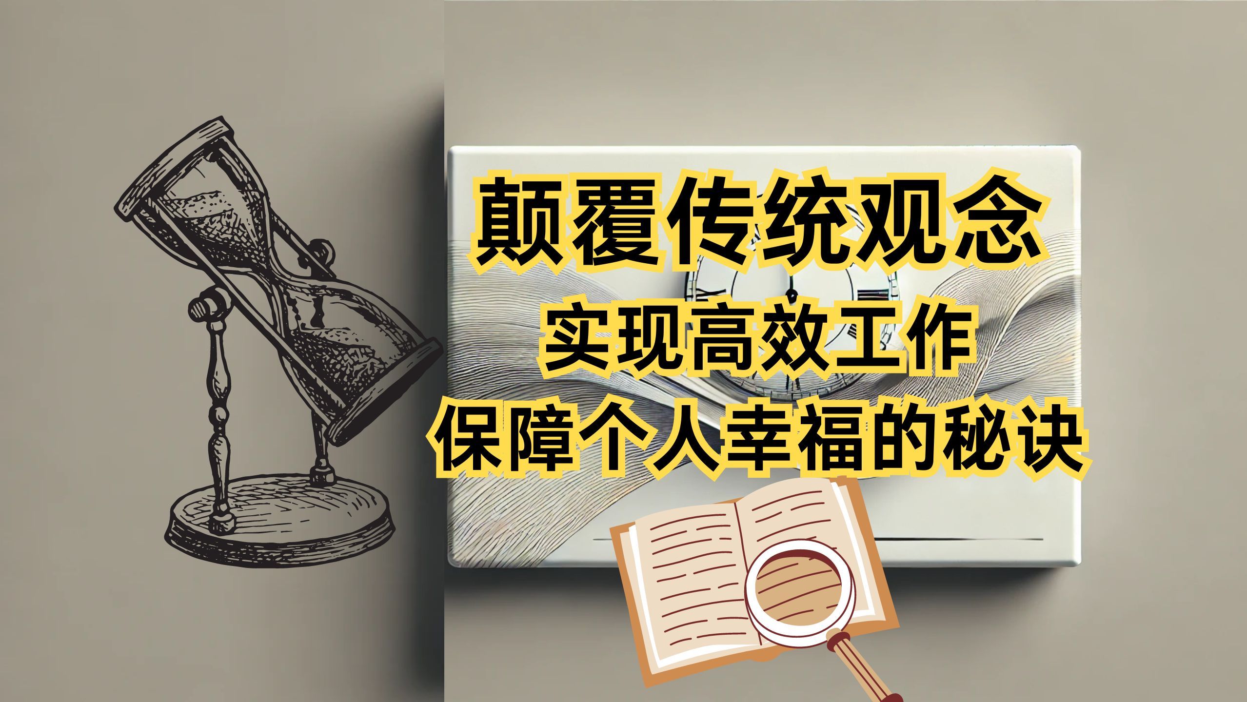 颠覆传统观念:实现高效工作,保障个人幸福的秘诀
