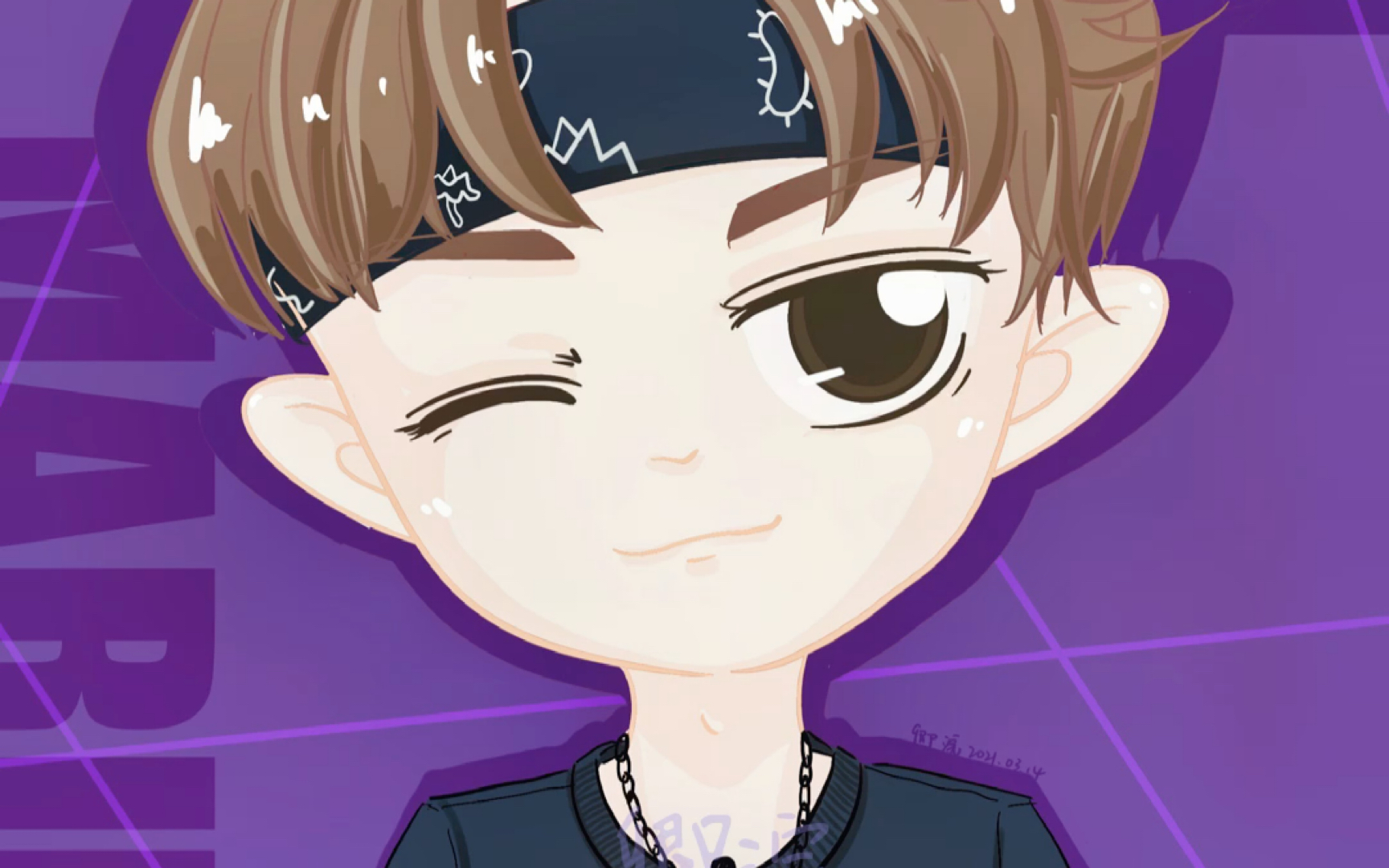 摸了一张力丸的小头像!【procreate】