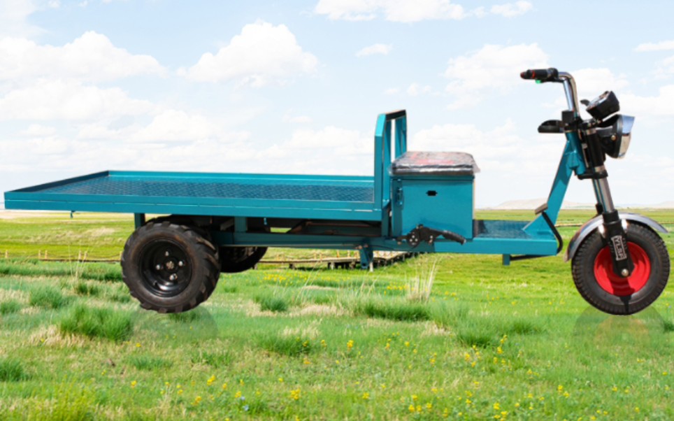 一款适合果园运输水果的电动车,人性化设计,运输起来很方便!