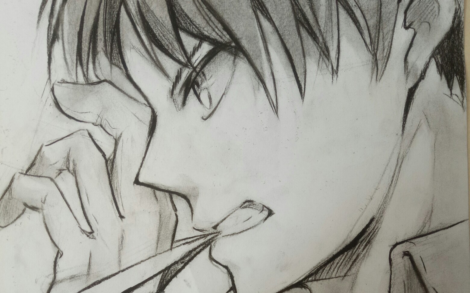 【手绘/临摹】当你用炭笔画艾伦_哔哩哔哩 (゜-゜)つロ 干杯~-bili