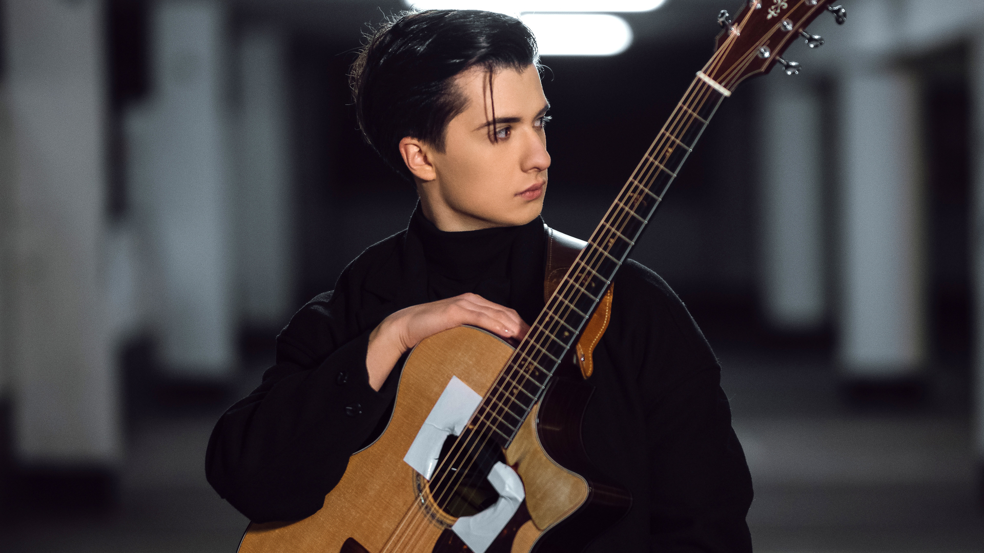 kashmir on one guitar - marcin_哔哩哔哩_bilibili