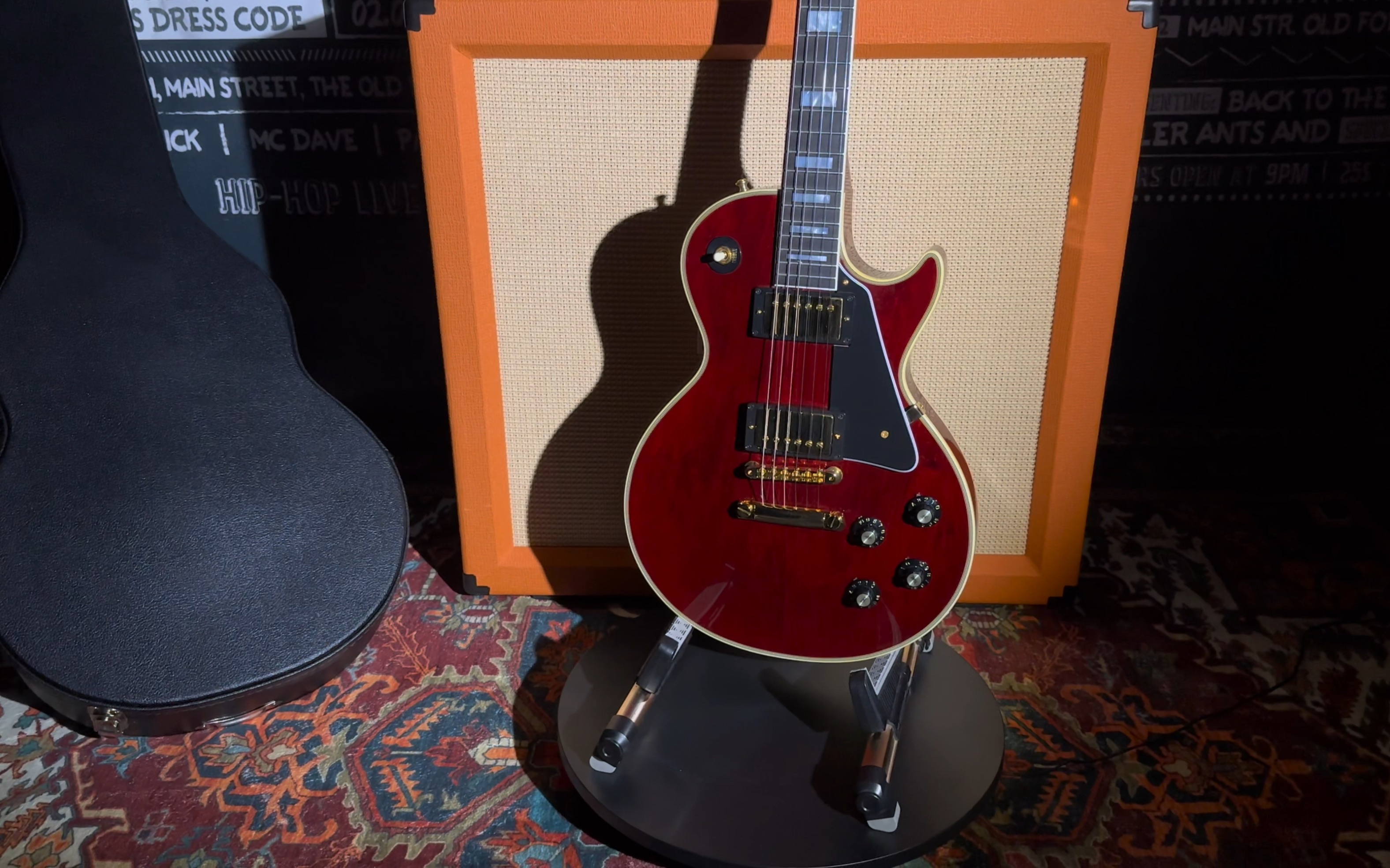 gibson吉普森 1968 les paul custom wine red gloss 酒红色