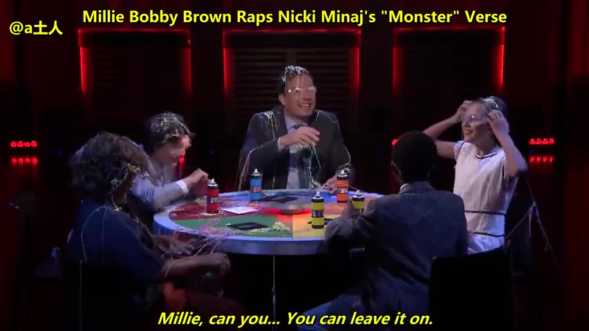 [图]想起来一段"小11"米莉·波比·布朗(Millie Bobby Brown)饶舌视频，复刻麻辣鸡Nicki Minaj经典"Mon