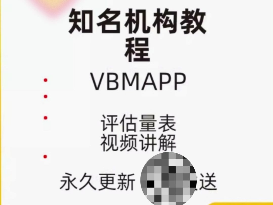 vbmapp评估量表孤独症自闭症语言发育迟缓测试表视频讲解康复师用哔哩哔哩bilibili