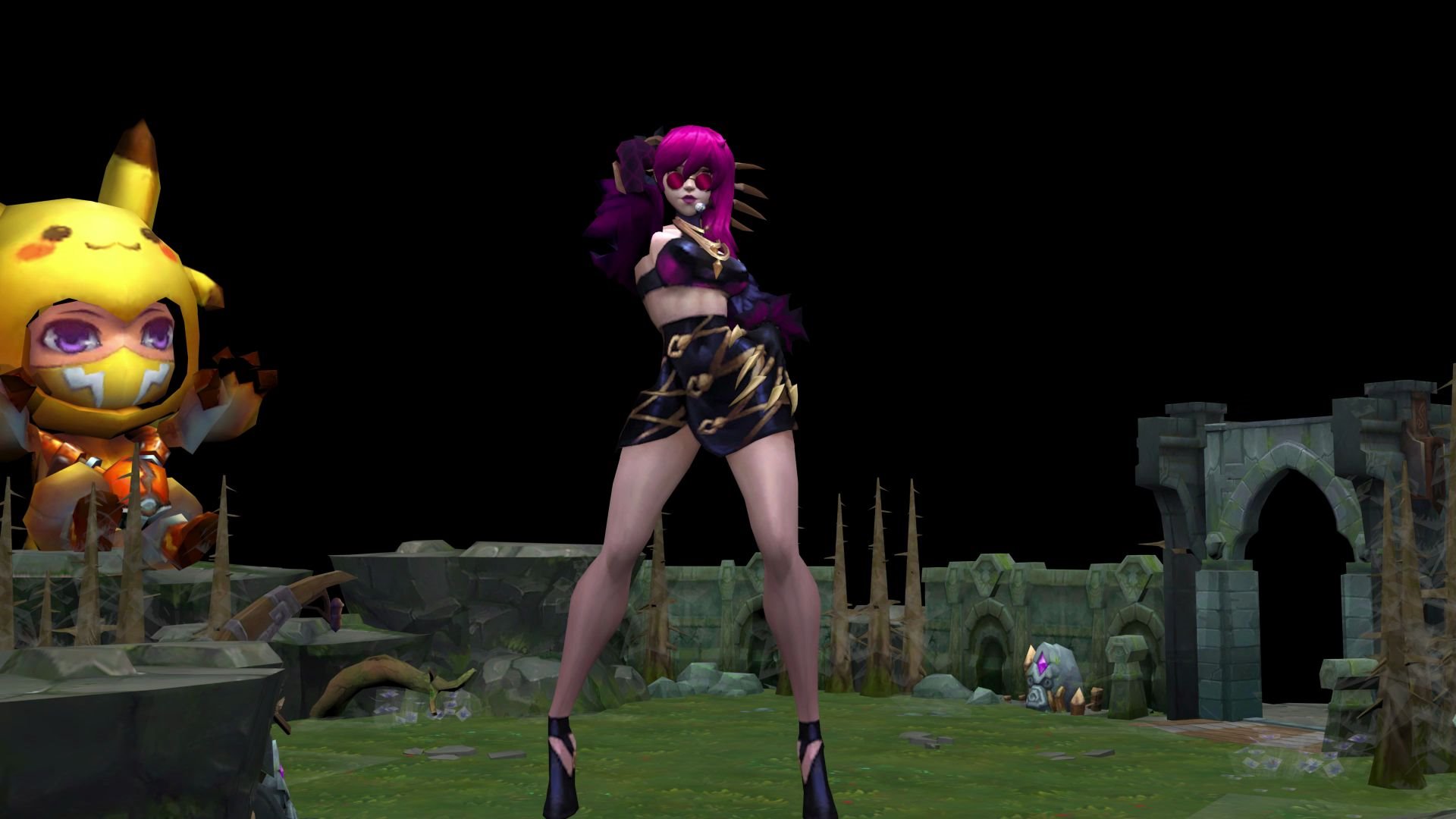 英雄联盟kda寡妇伊芙琳热舞_哔哩哔哩_bilibili