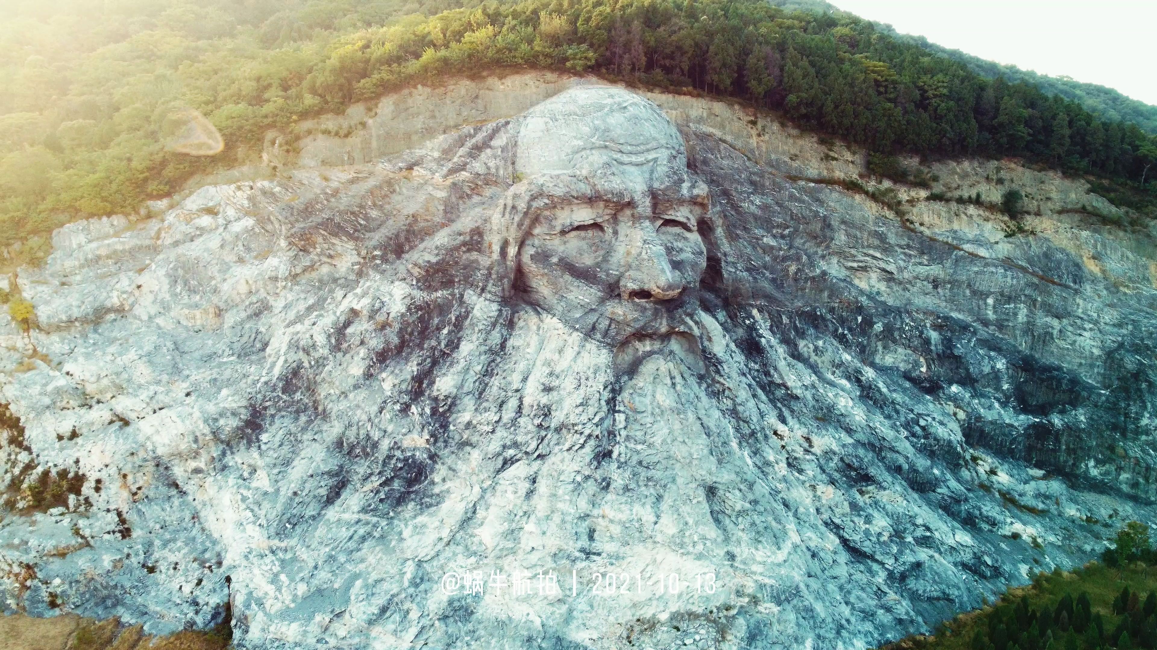 伏羲摩崖石刻雕像是中国最大的山体雕像吗?哔哩哔哩bilibili