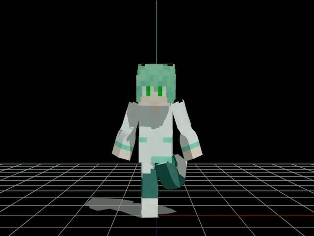 [mmd]mc皮肤导入测试