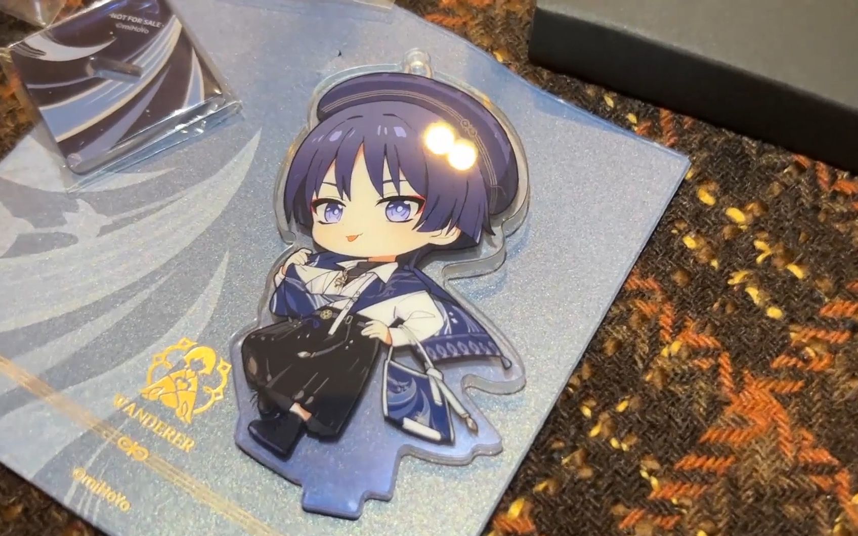 原神散兵周边围巾and胸针沉浸式快速开箱