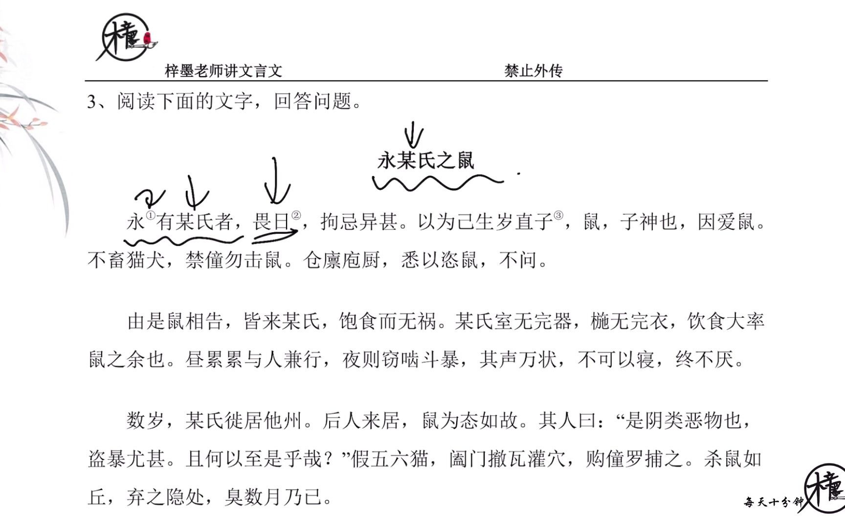 第48节:初中语文文言文阅读理解练习题讲解(提升篇03)哔哩哔哩bilibili