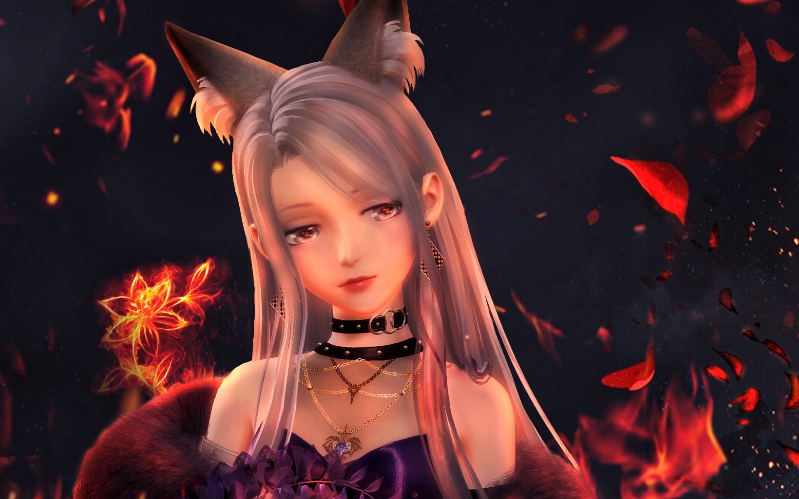 【闪暖p图】会玩火的狐狸暖姐看起来有点冷_哔哩哔哩 (゜-゜)つロ