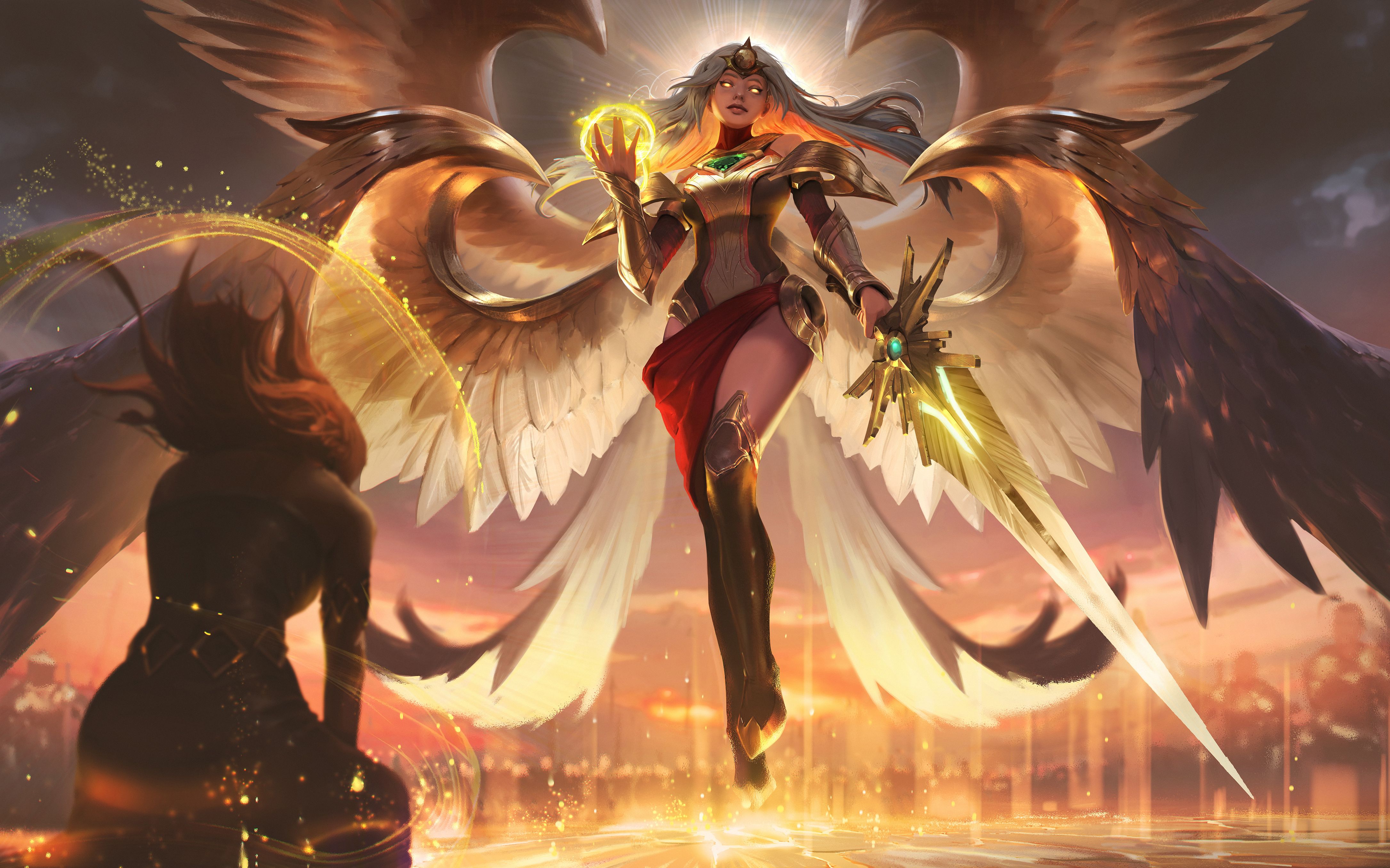 【天使重做皮肤-transcendent kayle(超越者-凯尔?至高之主-凯尔?