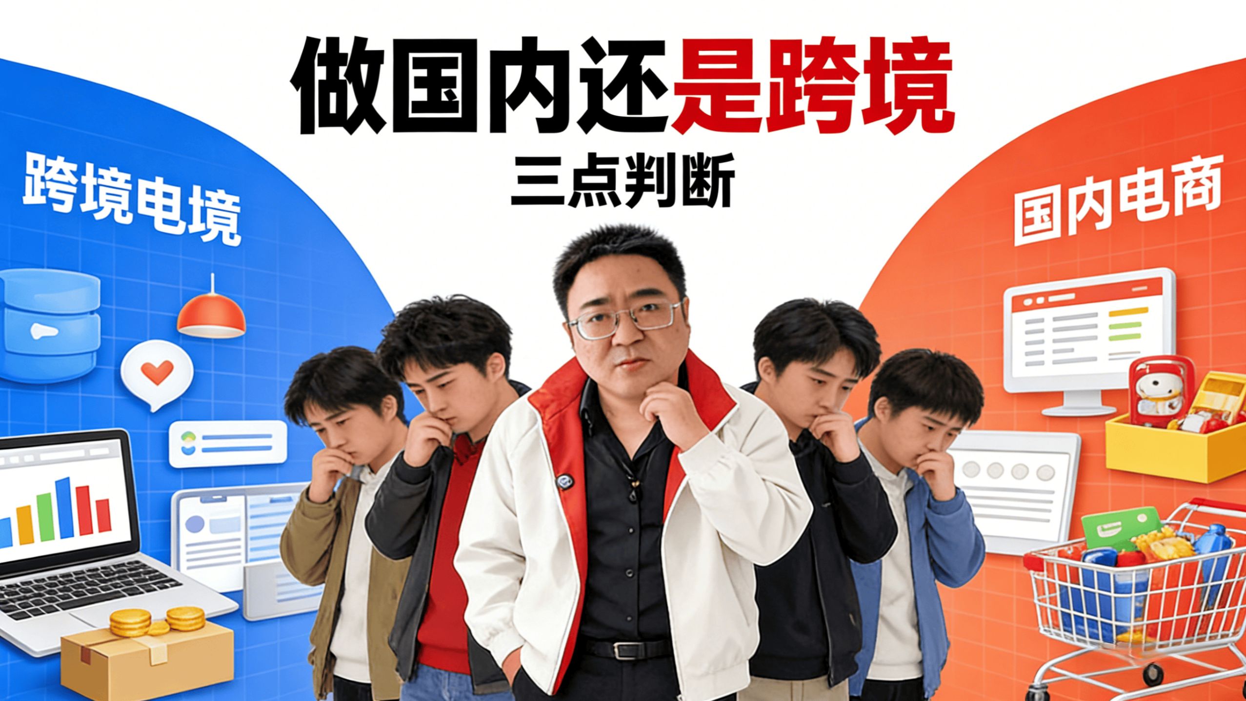 新手到底是做国内电商还是跨境电商呢?老炮给的忠告