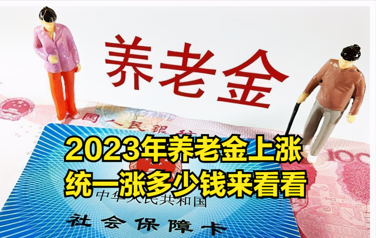 2023年养老金上涨通知发布,统一涨多少钱?来看看哔哩哔哩bilibili