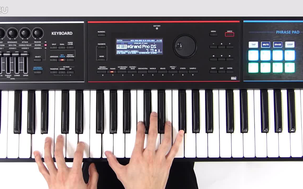 (搬运)roland juno ds88 快速音色试听(老外演奏)