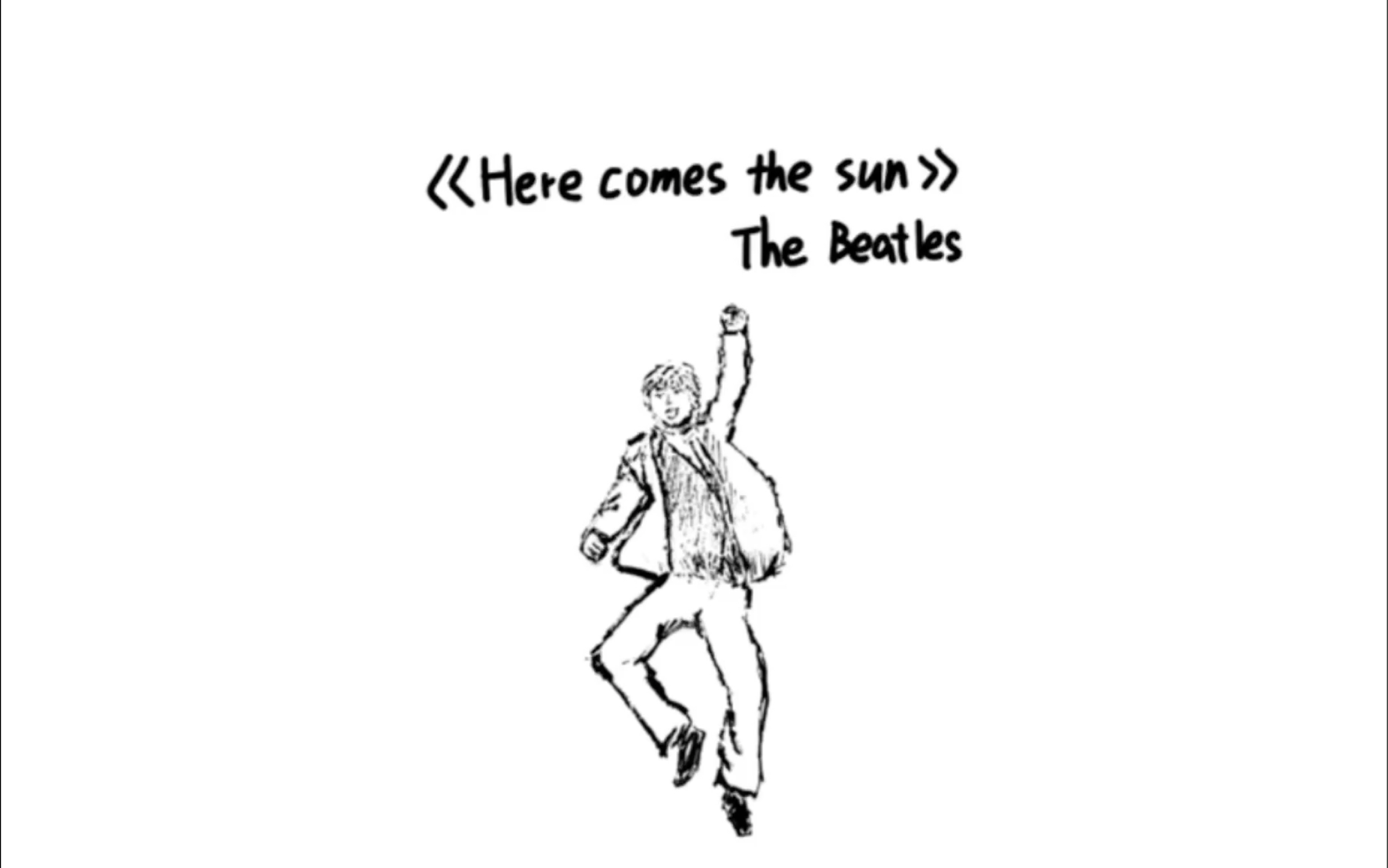 [图]【Here Comes The Sun-The Beatles】你听过阳光打在脸上吗？