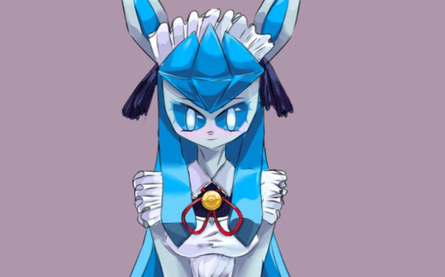 害羞的女仆当然是可爱的冰伊布(17>66 17)!