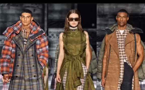 伦敦时装周Burberry2020秋冬系列发布会(下集)国模贺聪、王路平参与走秀. 抖音小助哔哩哔哩bilibili