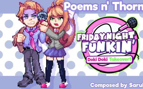 [图]【授权转载】[FNF: Doki Doki Takeover] - Poems n' Thorns/诗歌与荆棘 V2