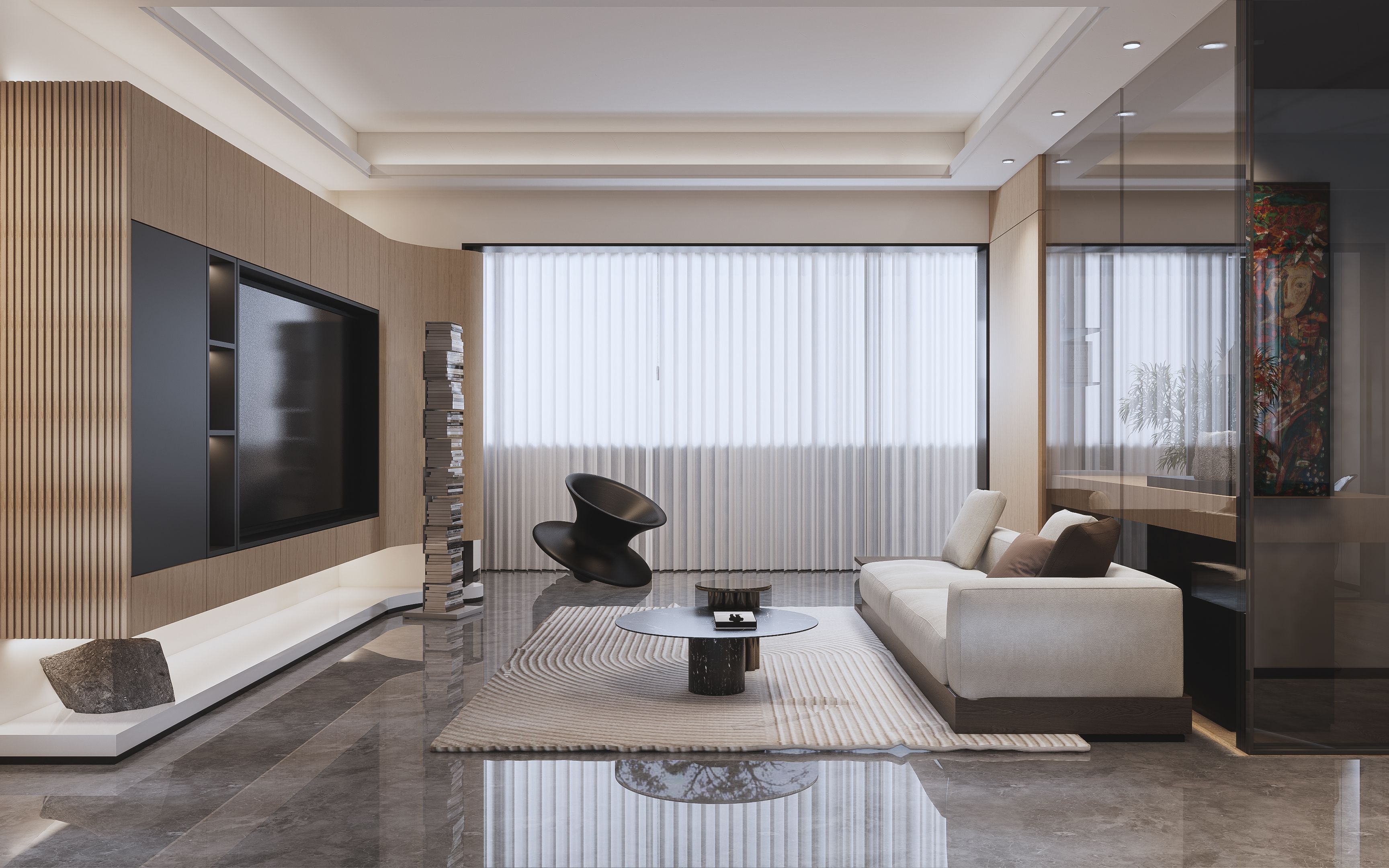 【enscape】| 现代客餐厅