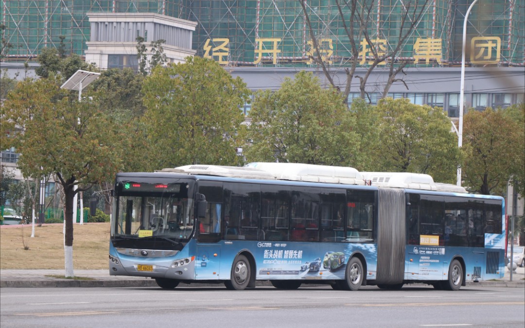 暮年名车at铰接 [绵阳公交]100路 zk6180hng1 客舱视角 运转实录