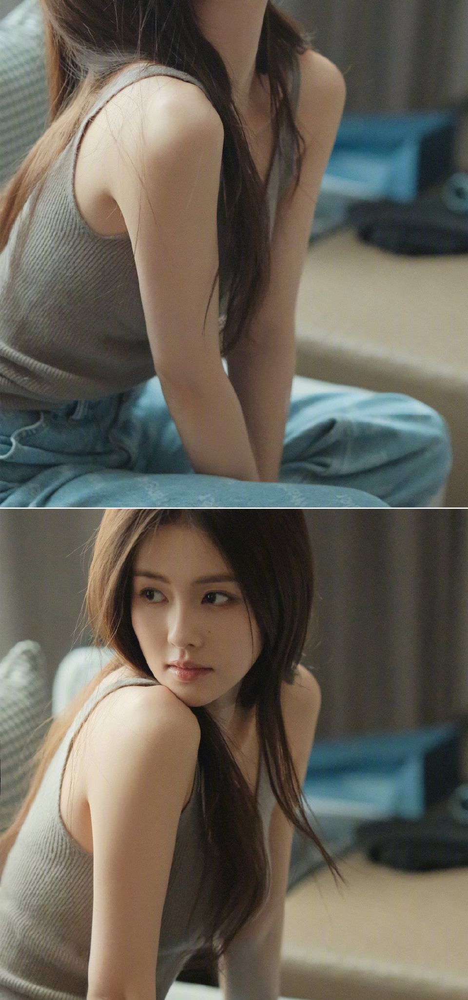 白鹿自拍大片,好清的纯美女