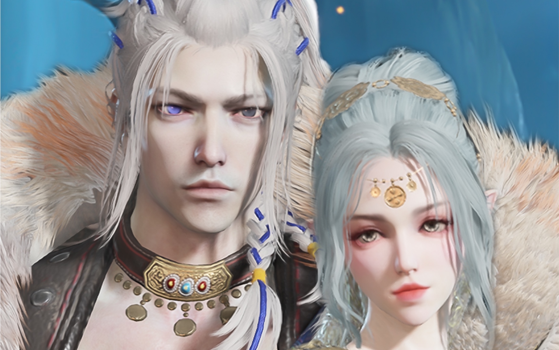 【又又丸】永劫无间捏脸 风男x迦南 原设定的cp真香啊 三连抽送