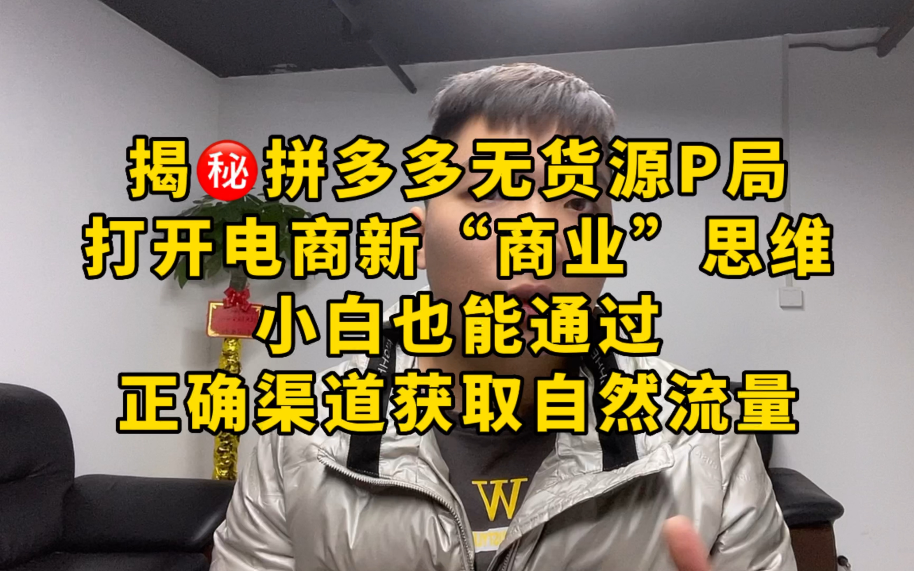 揭秘拼多多无货源P局,打开电商新“商业”思维,小白也能通过正确渠道获取自然流量!哔哩哔哩bilibili