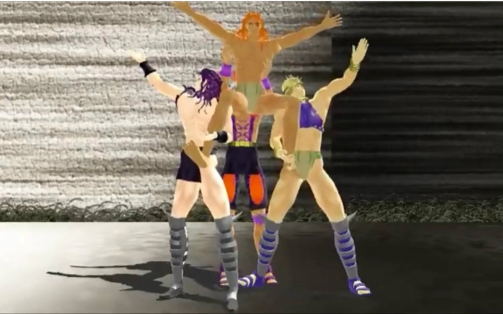 【mmd】柱之男四人的马赛克卷【jojo】