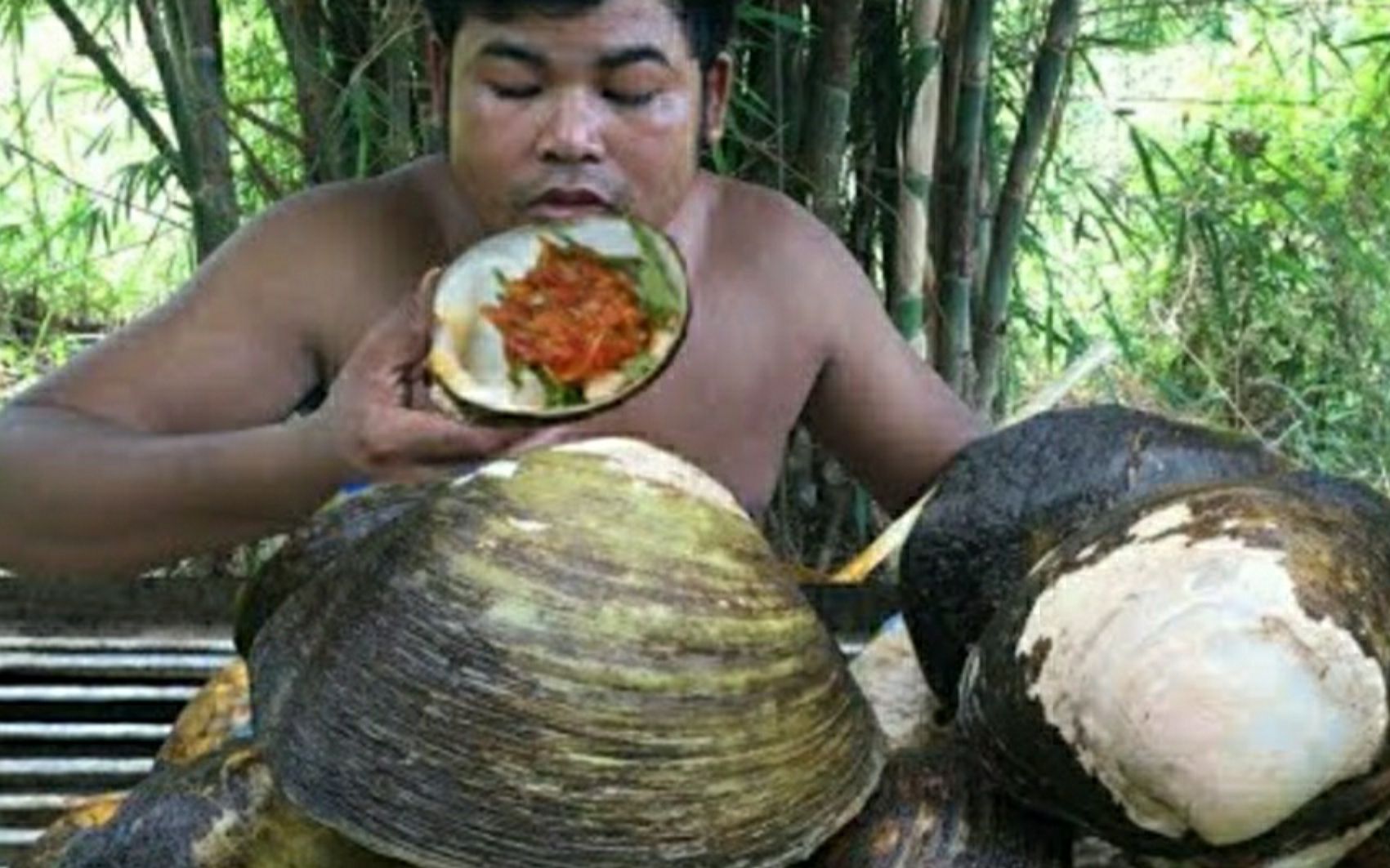 [图]这才是大河蚌最过瘾的吃法，看饿了