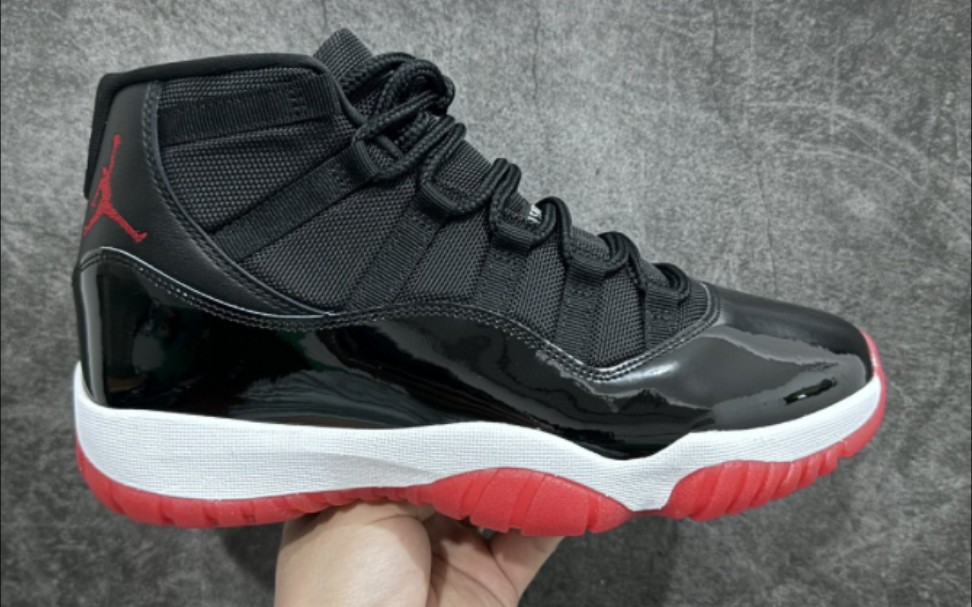 air jordan 11 aj11黑红高帮季后赛 简直不要太帅