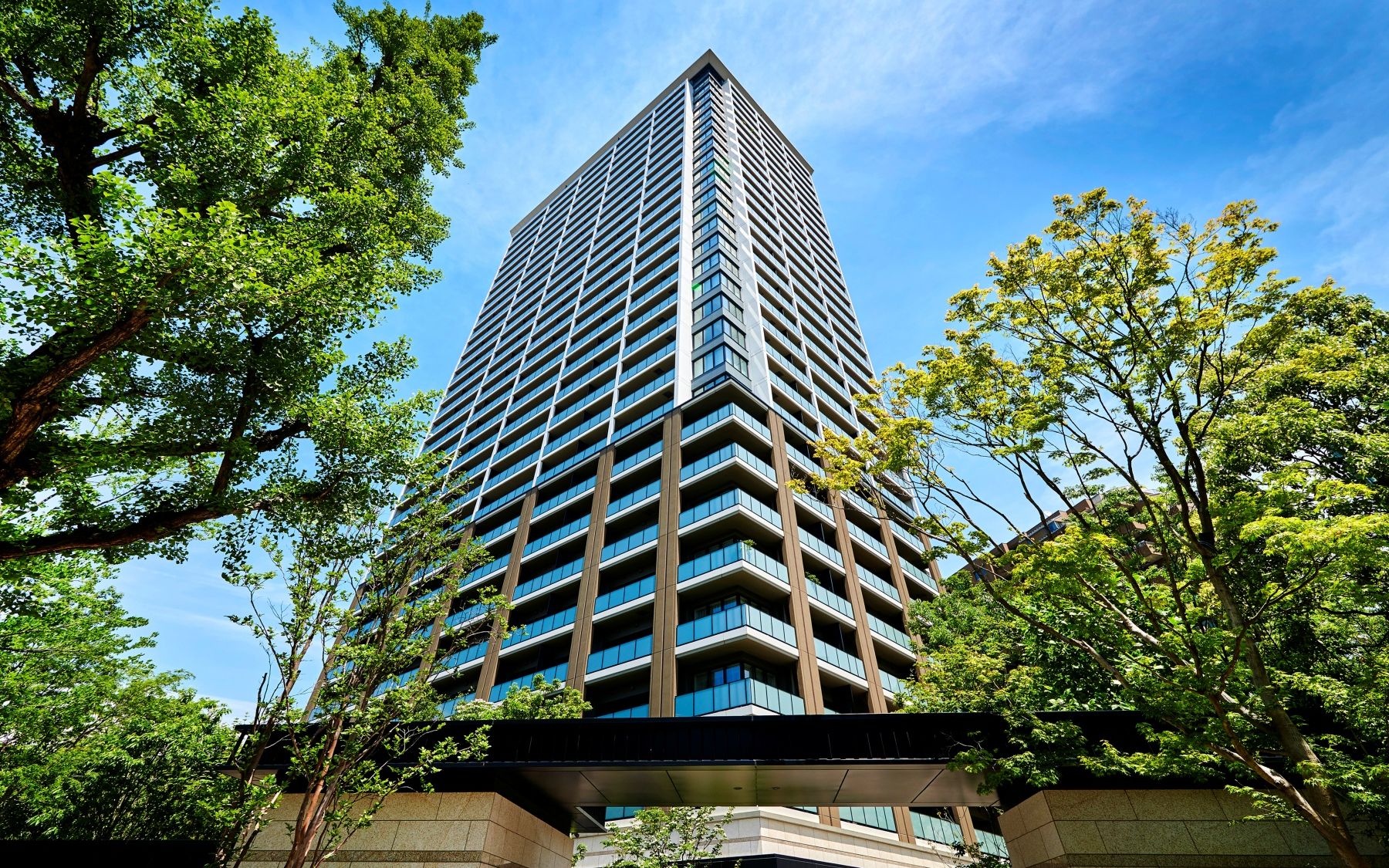 东京港区白金的豪华公寓