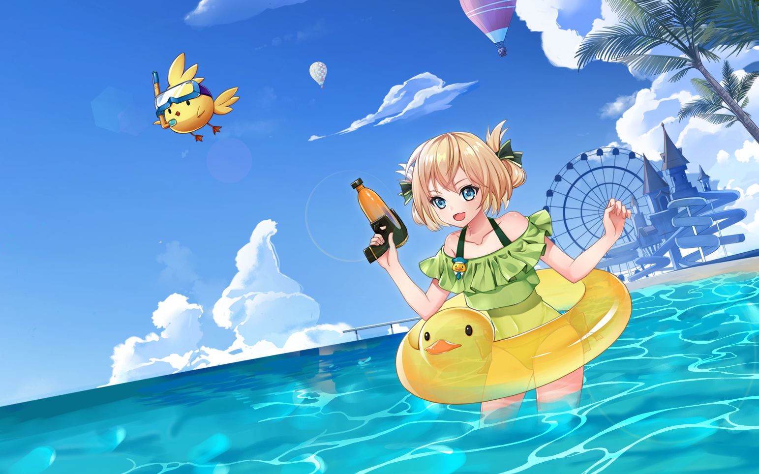 王牌御史海滩版本预告新角色希纱的角色界面展示及互动