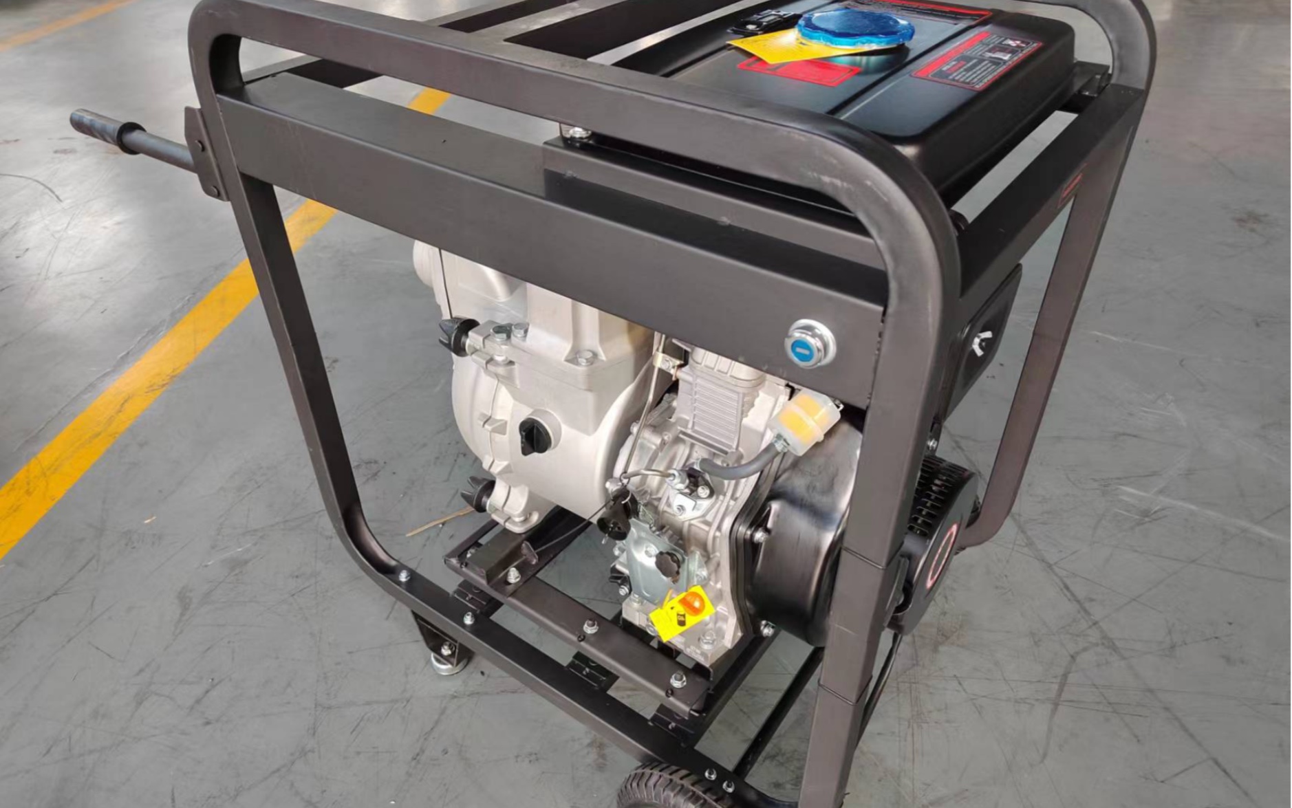 铃鹿移动金刚款4寸100mm口径柴油机泥浆泵重力污水泵