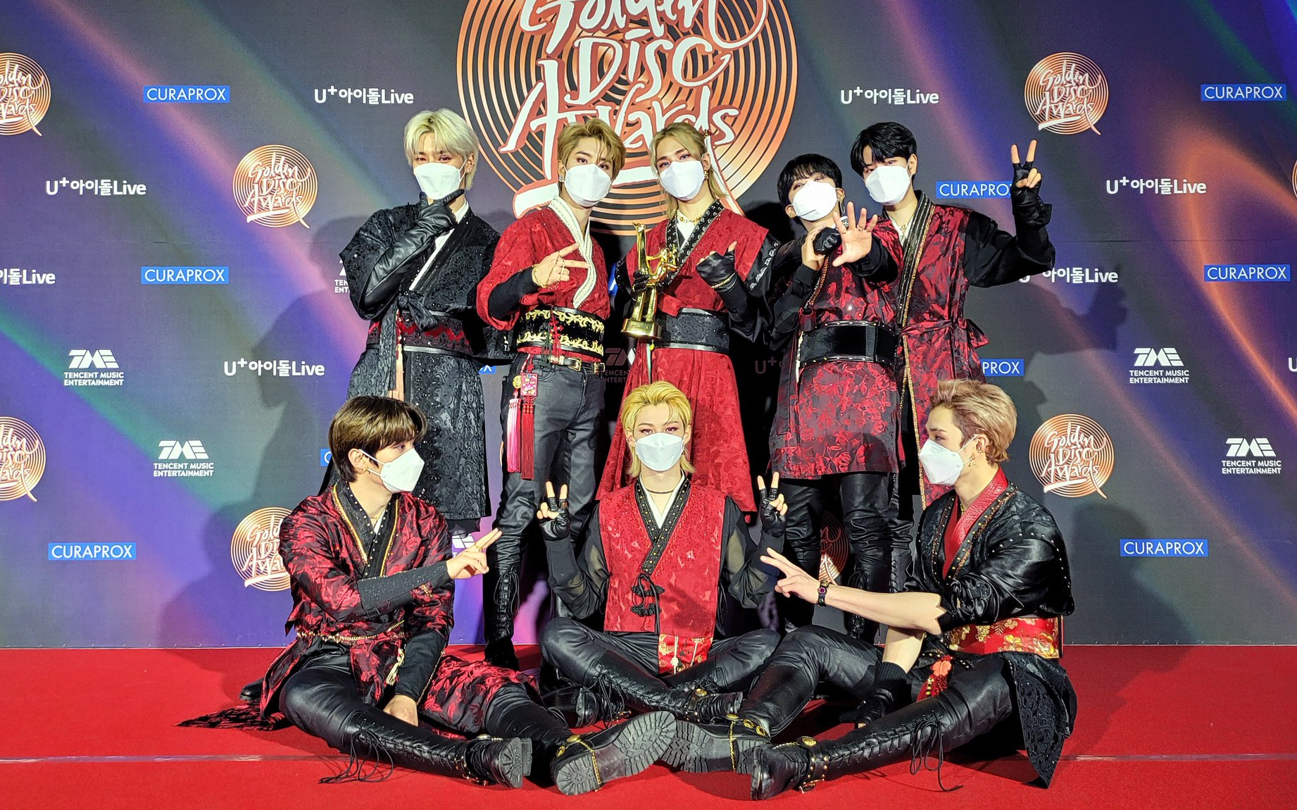 【stray kids】【中字】2021金唱片"god`s menu back door"舞台 skz