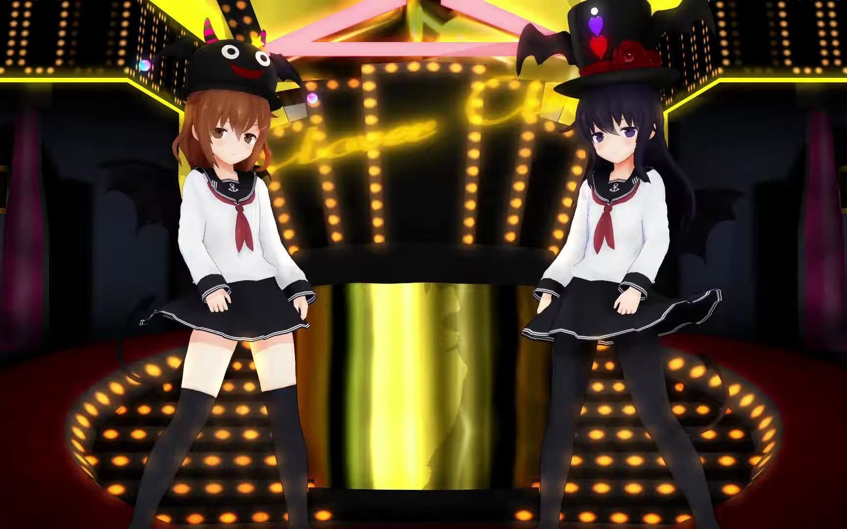 【mmd舰c】雷×晓「happy halloween」_哔哩哔哩 (゜-゜)つロ 干杯