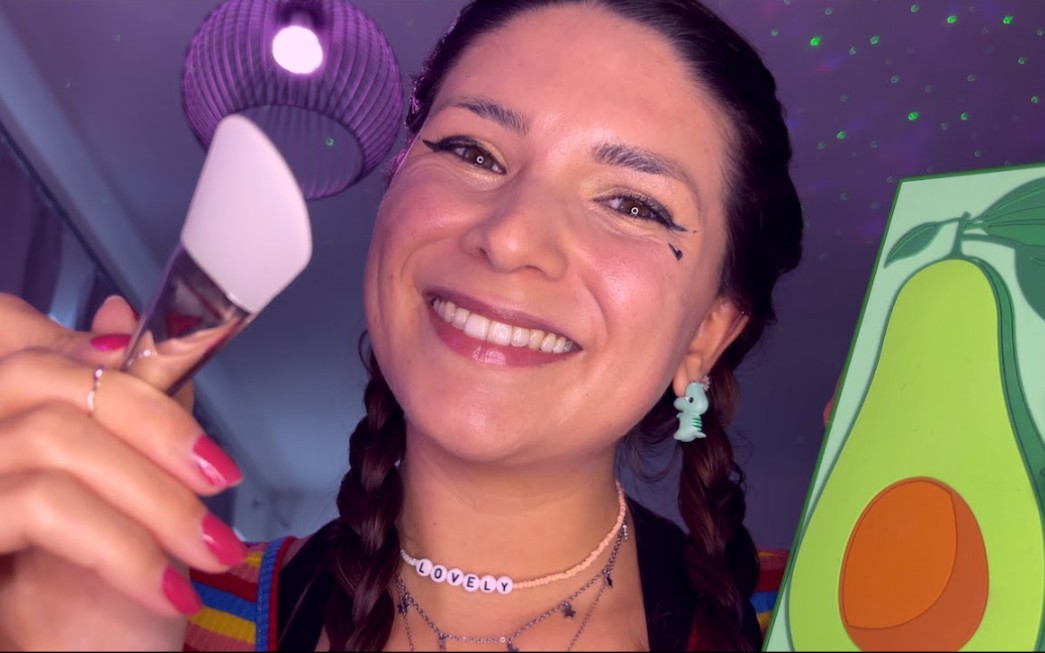 【miss mi助眠】床上美容水疗,脱皮,护肤与化妆