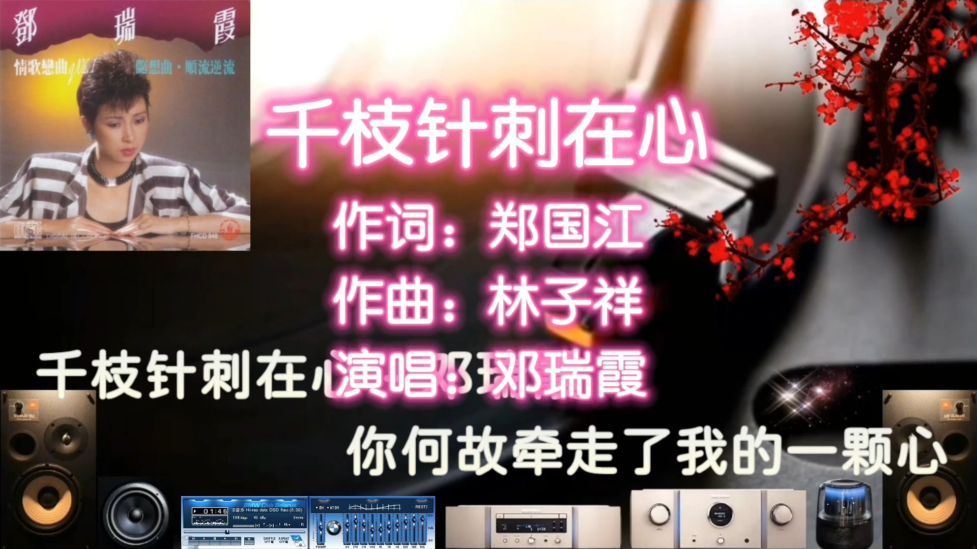 [图]千枝针刺在心 - 邓瑞霞金曲精选【粤语经典】怀旧老歌|好听极了