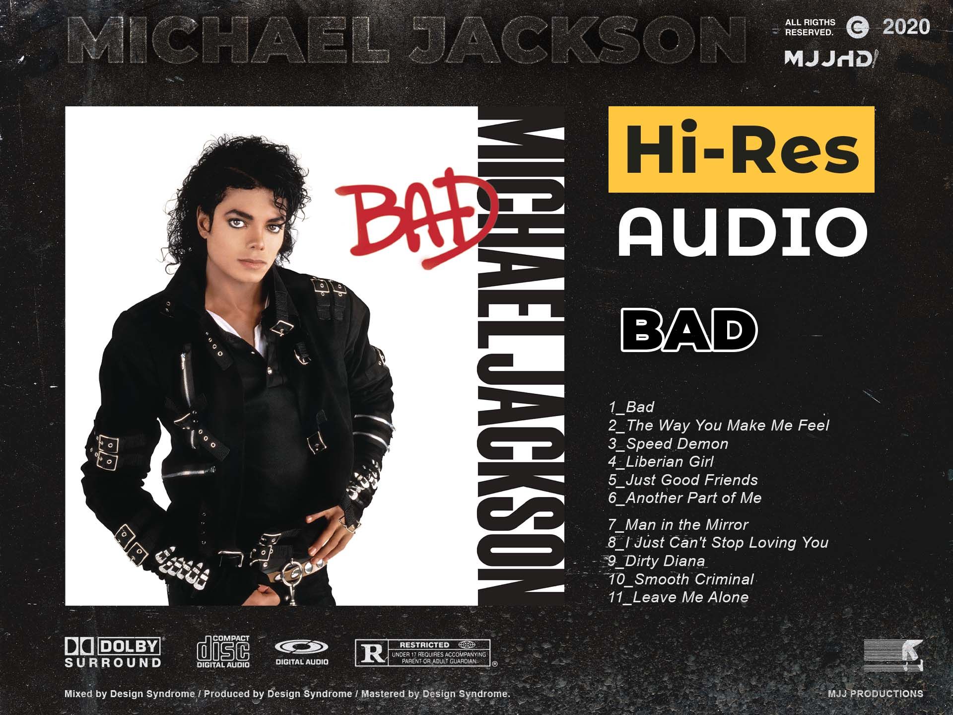 363735】迈克尔·杰克逊「bad丨真棒」无损专辑丨4k60fps歌词版