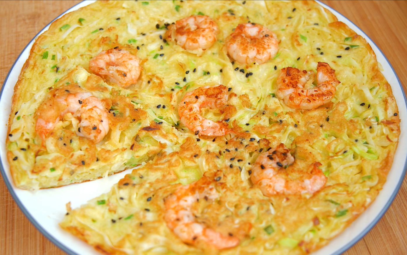 早餐不仅要吃好还要有营养,试试这款虾仁鸡蛋饼,美味又补钙