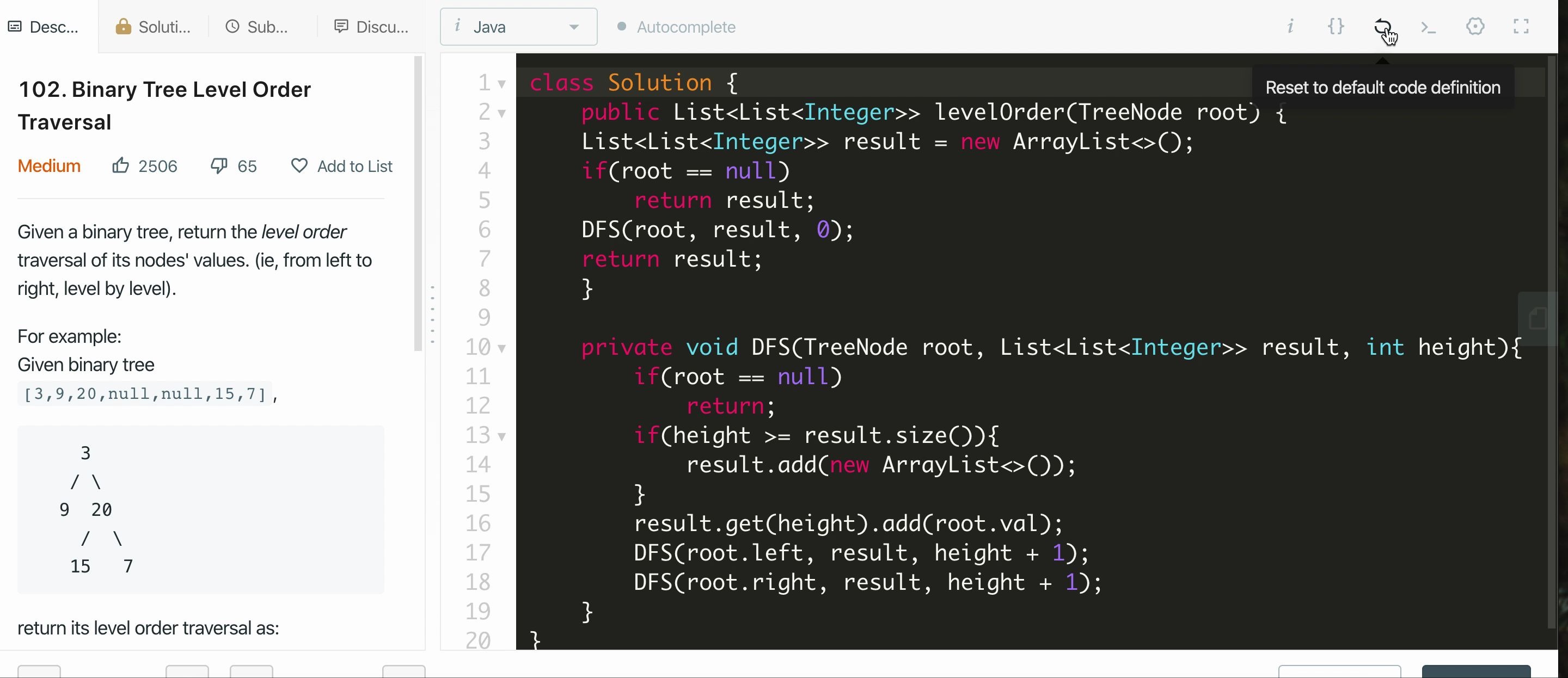 leetcode 102 103 二叉树层序遍历 zigzag遍历(递归实现)哔哩哔哩bilibili